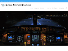 Tablet Screenshot of globalairspacesolutions.com